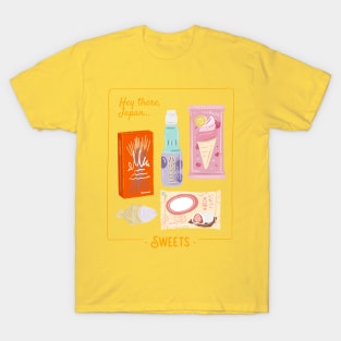 Kawaii Japanese Sweets Snacks T-Shirt